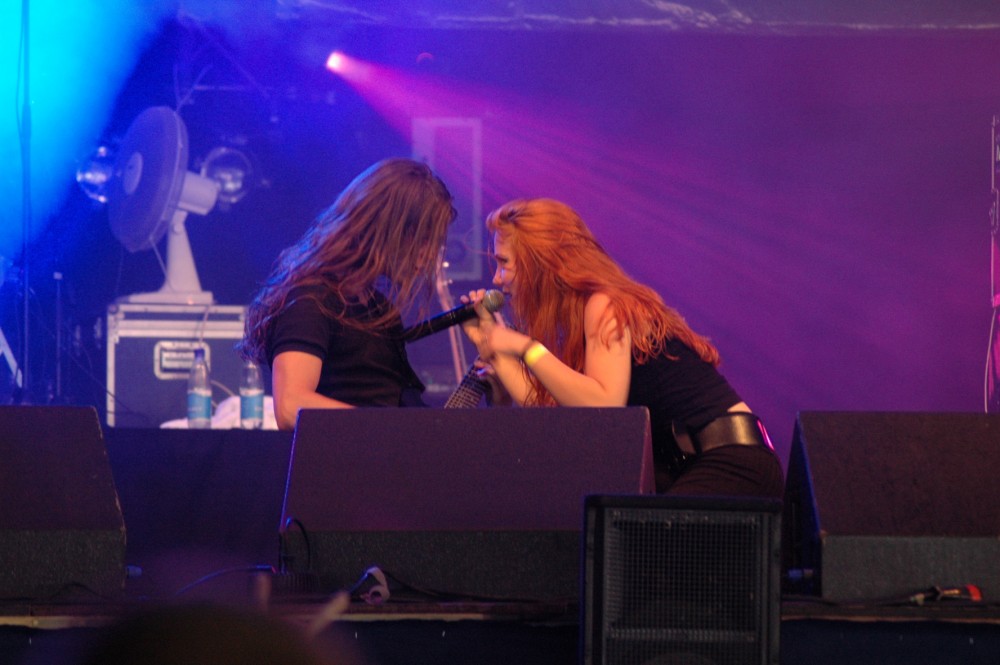 Mark Jansen and Simone Simons